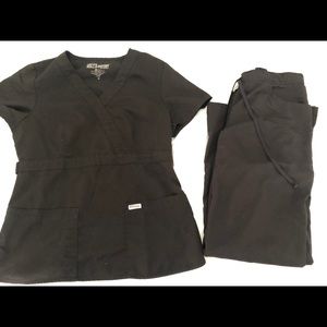 Grey’s Anatomy Black Scrub Set